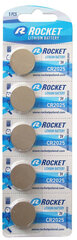 Rocket Lithium CR2025 patareid, 5 tk hind ja info | Patareid | kaup24.ee