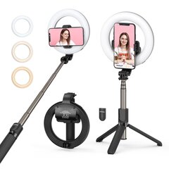 LED-rõngaga selfie-statiiv, Mpow PA213B hind ja info | Selfie sticks | kaup24.ee