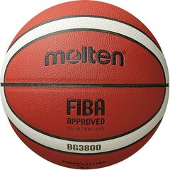 Korvpall Molten B5G3800 FIBA, suurus 5 hind ja info | Korvpallid | kaup24.ee