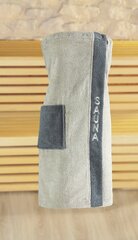 Gözze naiste saunaseelik Sauna, hallikas-pruun, 80 x 136 cm hind ja info | Sauna aksessuaarid | kaup24.ee
