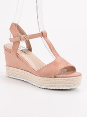 Naiste lahtised kingad, roosa 890623317 hind ja info | Naiste sandaalid | kaup24.ee