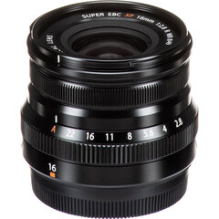 Fujifilm XF 16mm f/2.8 R WR objektiiv, must hind ja info | Objektiivid | kaup24.ee