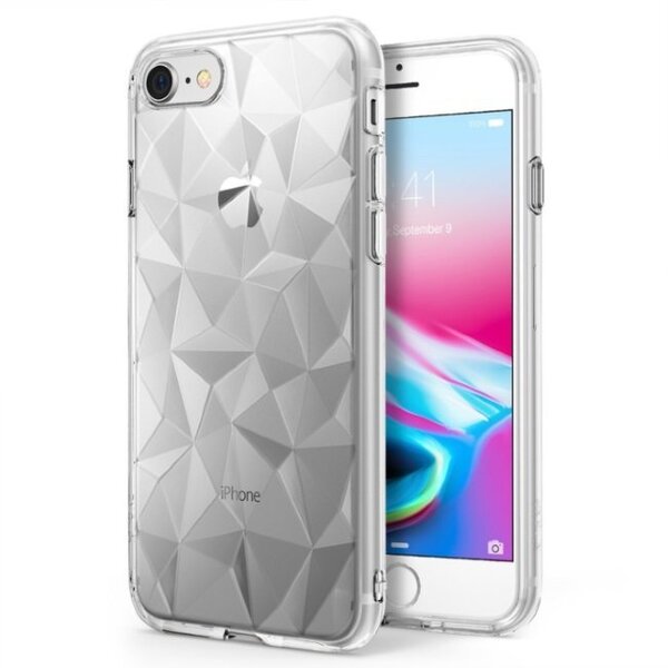 Blun 3D Prism Shape Super Thin Silicone Back cover case for Xiaomi Redmi Go Transparent Internetist