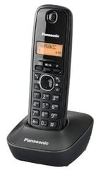 Lauatelefon Panasonic KX-TG1611FXH, must hind ja info | Lauatelefonid | kaup24.ee