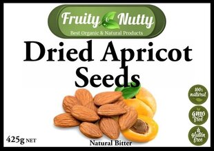 Mõru aprikoosiseemned - 100% looduslik ja toidukvaliteetne - 425 g kott (kosmeetikaks) hind ja info | Kehakoorijad | kaup24.ee