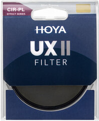 Hoya filter ringpolarisatsioon UX II 40,5mm hind ja info | Filtrid fotoaparaatidele | kaup24.ee