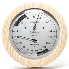 Sauna termomeeter- hügromeeter Fischer, 196TH-03 hind ja info | Sauna aksessuaarid | kaup24.ee