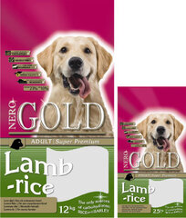 NERO GOLD koeratoit lambaliha ja riisiga, 2,5 kg hind ja info | Kuivtoit koertele | kaup24.ee