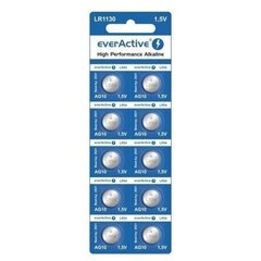 Patareid Everactive Ag10-10bb Blister, 10 tk hind ja info | Patareid | kaup24.ee