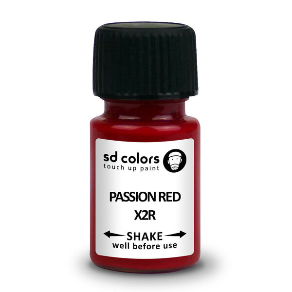 SD COLORS PASSION RED X2R HYUNDAI Kriimustuste parandamise värv 8ml Värvikood X2R PASSION RED hind ja info | Auto värvikorrektorid | kaup24.ee