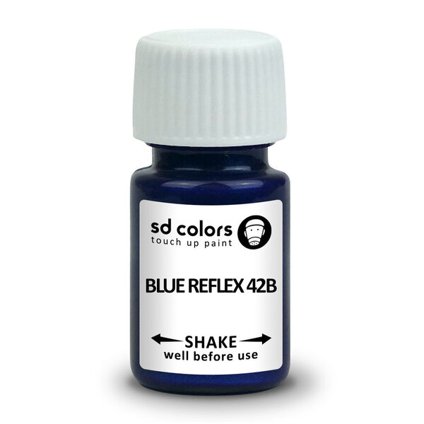 SD COLORS BLUE REFLEX 42B MAZDA Kriimustuste parandamise värv 8ml Värvikood 42B BLUE REFLEX hind ja info | Auto värvikorrektorid | kaup24.ee