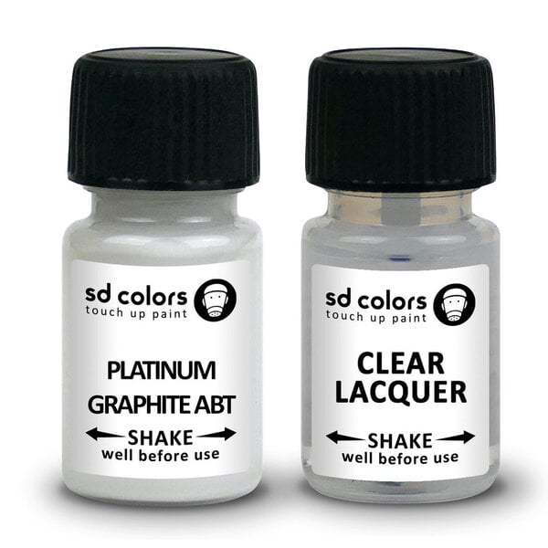 SD COLORS PLATINUM GRAPHITE ABT KIA Kriimustuste parandamise värv 8ml Värvikood ABT PLATINUM GRAPHITE (Värv+lakk)