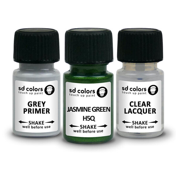 SD COLORS JASMINE GREEN H5Q SUBARU Kriimustuste parandamise värv 8ml Värvikood H5Q JASMINE GREEN (Värv+primer+lakk) hind ja info | Auto värvikorrektorid | kaup24.ee