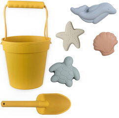 Silikoonist liivamänguasjade komplekt, kollane hind ja info | Mänguasjad (vesi, rand ja liiv) | kaup24.ee