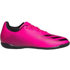 Laste jalgpallijalatsid Adidas X Ghosted 4 IN Jr FW6922, roosa hind ja info | Jalgpallijalatsid | kaup24.ee