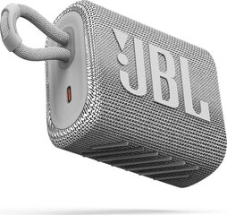 Kaasaskantav juhtmevaba kõlar JBL GO 3 : valge hind ja info | Kõlarid | kaup24.ee