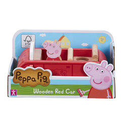 Puidust mänguauto Põrsas Peppa (Peppa Pig) hind ja info | Imikute mänguasjad | kaup24.ee
