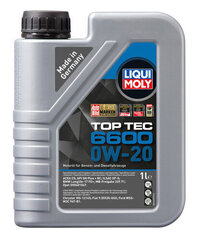 Mootoriõli Liqui Moly Top Tec 6600 0W-20 1L hind ja info | Mootoriõlid | kaup24.ee
