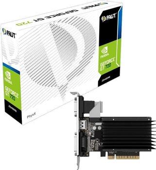 Palit GeForce GT 710 2GB GDDR3 PCIE Box NEAT7100HD46H hind ja info | Videokaardid (GPU) | kaup24.ee