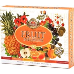 Puuviljatee kinkekomplekt Basilur Fruit Infusions Assorted, 60 tk hind ja info | Tee | kaup24.ee