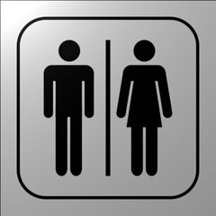 Infotahvel 1.21 Ühine WC hind ja info | Infosildid | kaup24.ee
