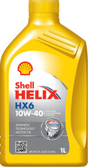 Mootoriõli Shell Helix HX6 10W-40, 1L hind ja info | Mootoriõlid | kaup24.ee