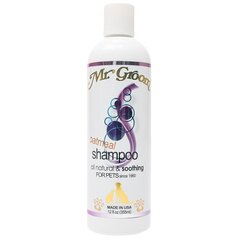 Hüpoallergeenne kaerašampoon Mr. Groom Oatmeal Shampoo, ärritunud nahale, universaalne kõikidele nahatüüpidele, 355 ml hind ja info | Karvahooldustooted loomadele | kaup24.ee
