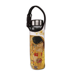 Klaaspudel Gustav Klimt - "Suudlus" hind ja info | Originaalsed tassid | kaup24.ee