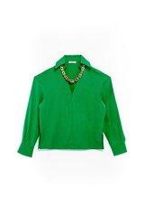 Naiste pluus Itaalia, roheline hind ja info | Naiste pluusid, särgid | kaup24.ee
