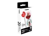 Canon fotopaber Zink Circle 20 lehte (ZP-2030-2C-20) hind ja info | Lisatarvikud fotoaparaatidele | kaup24.ee