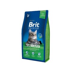 Kuivtoit kassidele Brit Premium steriliseeritud kassidele, 8 kg hind ja info | Kuivtoit kassidele | kaup24.ee