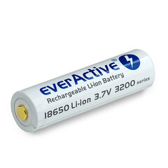 everActive USB laetav aku koos PCM-ga 18650 3200mAh hind ja info | Patareid | kaup24.ee