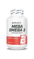 Toidulisand Biotech Omega 3 90 kapslit hind ja info | Vitamiinid, toidulisandid, immuunsuse preparaadid | kaup24.ee
