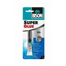 Liim Bison Super Glue Gel 3 g hind ja info | Liimid | kaup24.ee
