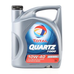 Total Quartz Diesel 7000 10W/40 poolsünteetiline mootoriõli, 5 L hind ja info | Mootoriõlid | kaup24.ee