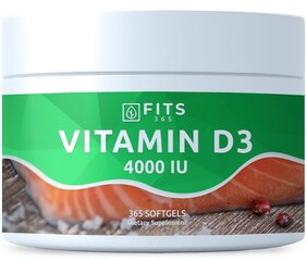 D3-Vitamiin 100 mcg (4000IU) õlikapslid N365 hind ja info | Muud toidulisandid ja preparaadid | kaup24.ee