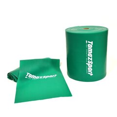 Treeningkumm Tomaz Sport 15x0,25 cm, roheline hind ja info | Treeningkummid | kaup24.ee