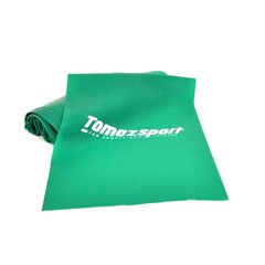 Treeningkumm Tomaz Sport Heavy, 200 x 15 x 0,25 cm, roheline 8-9 lbs hind ja info | Treeningkummid | kaup24.ee