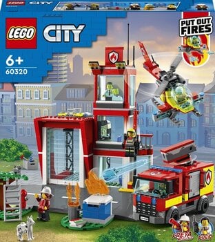 60320 LEGO® City Tuletõrjejaam hind ja info | Kokkupandavad mänguasjad | kaup24.ee