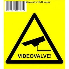 Videovalve 10x10cm kleeps hind ja info | Infosildid | kaup24.ee