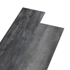 Põrandapaneelid vidaXL, hall, PVC, 5,21 m², 2 mm, läikiv hind ja info | Laminaatpõrandad | kaup24.ee