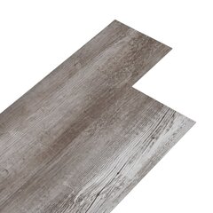 Põrandapaneelid vidaXL, matt puitpruun, PVC, 5,21 m², 2 mm hind ja info | Laminaatpõrandad | kaup24.ee