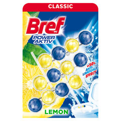 WC-poti värskendaja BREF Power Aktiv Lemon, 2x50 g hind ja info | Puhastusvahendid | kaup24.ee