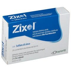 Niisutavad silmatilgad Zixol, 20 tk, 0,6 ml hind ja info | Silmatilgad | kaup24.ee
