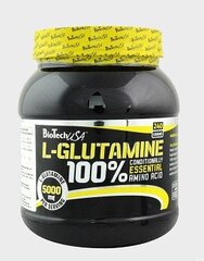 Toidulisand Biotech USA 100% L-Glutamine 240 g hind ja info | Aminohapped | kaup24.ee
