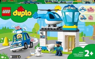 10959 LEGO® DUPLO Politseijaoskond ja helikopter hind ja info | Kokkupandavad mänguasjad | kaup24.ee