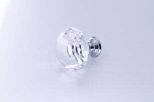 Käepide / nupp, kristall. 30 mm hind ja info | Mööbli käepidemed | kaup24.ee