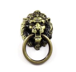 Käepidel, metallist nupuga "Lion" hind ja info | Mööbli käepidemed | kaup24.ee