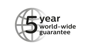 2-aastane garantii, millele lisandub 3 aastat, kui toote veebis registreerite.